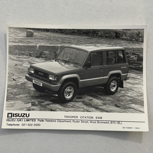 Isuzu trooper citation - isuzu,