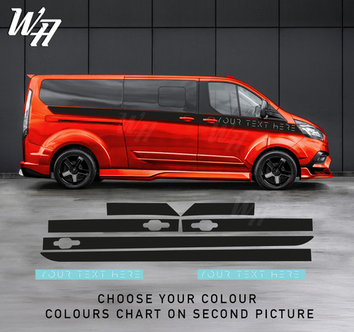 Ford transit custom van side - ford,