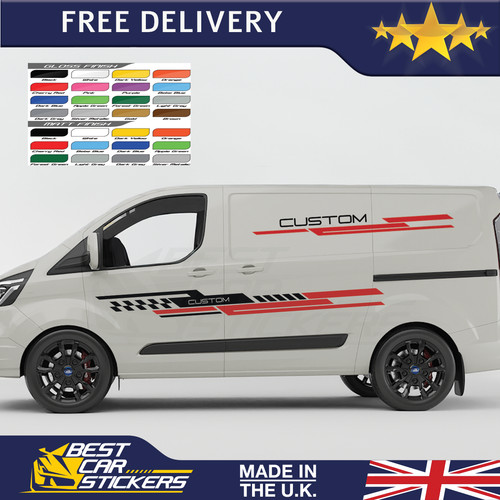 Decals for ford transit custom - decals,