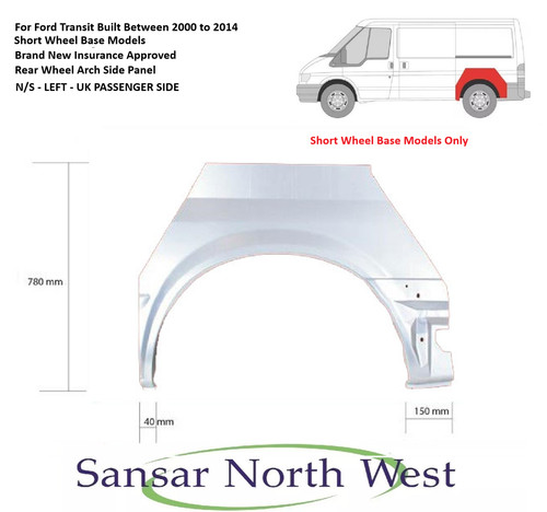 Ford transit swb drivers - drivers, side